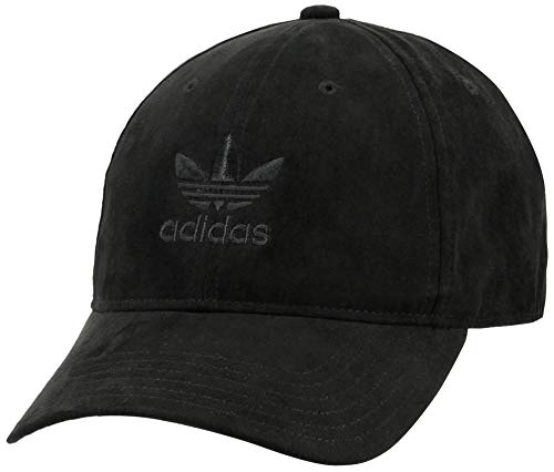 adidas Originals Men's Relaxed Plus Strapback Cap, Black, ONE SIZE