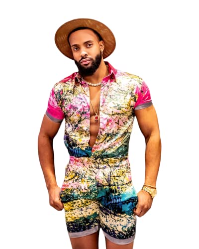 Ensemble en soie pour homme chic pour vos soirées d'été et événements habillés Le Print