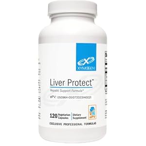 XYMOGEN Liver Protect – Supports Liver Health + Glutathione Production – Milk Thistle Extract, ALA Alpha-Lipoic Acid, N-Acetyl-L-Cysteine, Selenium L-Selenomethionine (120 Capsules)