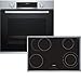 Produktbild Bosch HBD632CS81 Backofen-Set (Einbau) / A / 59,4 cm/Edelstahl/Klapptür/AutoPilot 10 / EcoClean Direct/Elektrokochfeld (autark) / weißer LCD-Display/umlaufender Rahmen