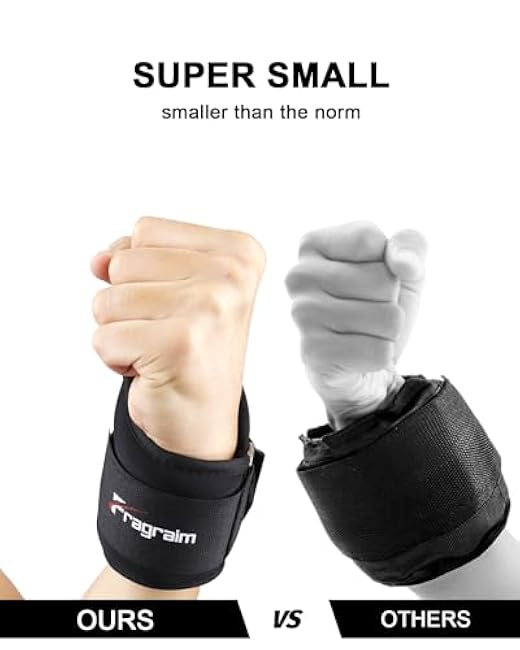 Fragraim Wrist Weights for Women Men with Thumb Loops Lock 1lb*2 1.5lbs*2 2lbs*2 2.5lbs*2 3lbs*2 Wrist and Ankle Weights Sets for Walking Running Strength Training Exercises, Physical Therapy