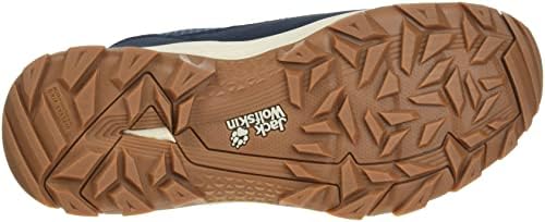 Jack Wolfskin Women's Everquest Texapore High W Hiking Shoe, Dark Blue/Off-White, 9.5 | Image 3