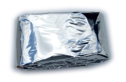 Grabber Outdoors The Original Space Brand Emergency Survival Blanket, Silver (Pack of 3)
