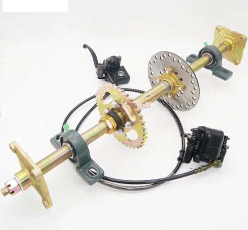 Eje trasero de cubo M8*4 de 710mm con disco de freno 160mm para JLA-07-073