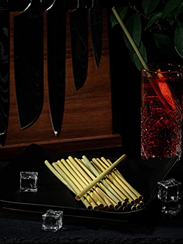 Cannucce naturali, cannucce in bambù, 20 cm