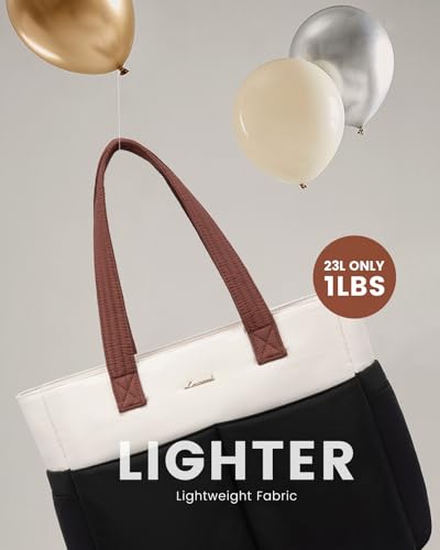 LOVEVOOK Puffer Tote Bag for Women, Lightweight Work Bag, Travel Tote Bag, Large Shoulder Handbag for Teacher, Nurse, Daily3