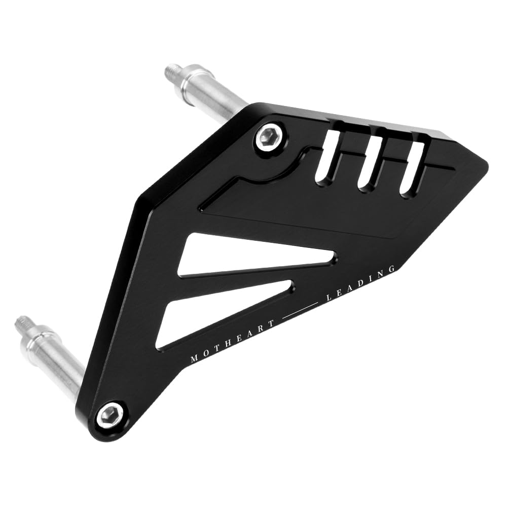 Motorrad-Vorderkettenscheiben-Schutz für DRZ 400SM 2005-2025 DRZ 400E/400S 2000-2025 Kettenschutz CNC-Aluminium drz 400e 400s Zubehör (Schwarz)