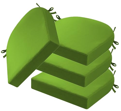 Set di 4 cuscini per sedie da giardino, 47 x