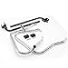 HTTMT SG04- Chrome Black Rear Saddlebag Bracket Guard Bars Compatible with 2014-2016 Harley Touring Street Road Glide Electra Glide Road King