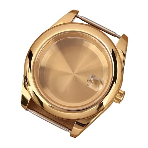 36mm/39mm �����I�C�X�^�[�E�H�b�`�P�[�X �T�t�@�C�A�K���X�t�� - �h�� NH35 NH36 NH38 4R36-8215 ���[�u�����g�p(Gold 2,36mm Miyota8215)
