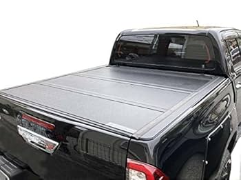 トヨタ HILUX トノカバー ダークグレー 収納袋付き 大人気商品！トヨタ ハイラックス GUN125 トノカバー 3つ折り