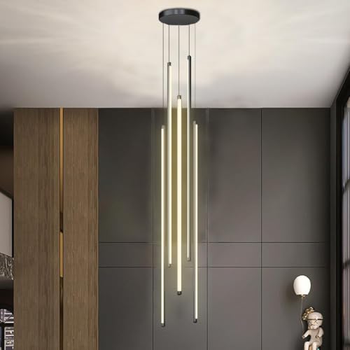 Plafonnier aluminium à intensité variable haut de gamme 8 têtes LWX - 2