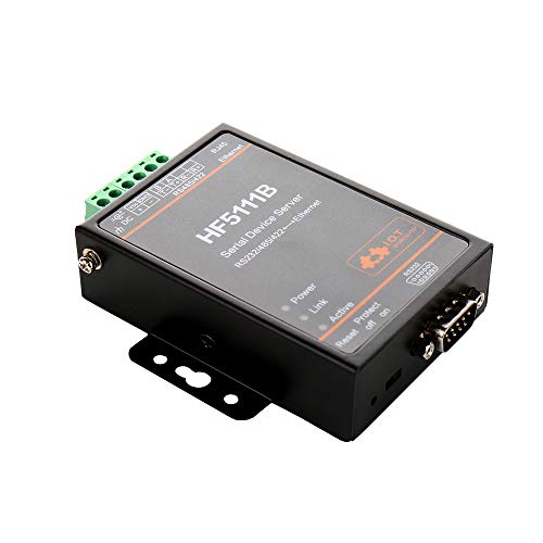 Servidor serial RS232 RS485 a Ethernet industrial de 1 puerto HD 5