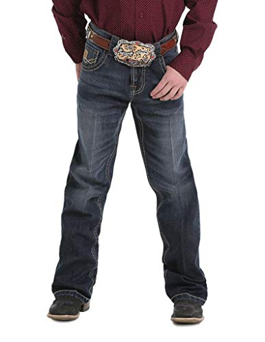 Cinch Apparel Boys Boys Relaxed Fit Dark Wash Jeans 5 Medium Wash