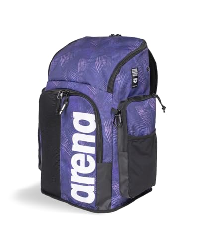 Image of ARENA Spiky III Backpack 45 Swimming Athlete Sports Gym Rucksack Large Training Gear Equipment Swim Bag for Men and Women, 45 Liters, Team Energy Plum