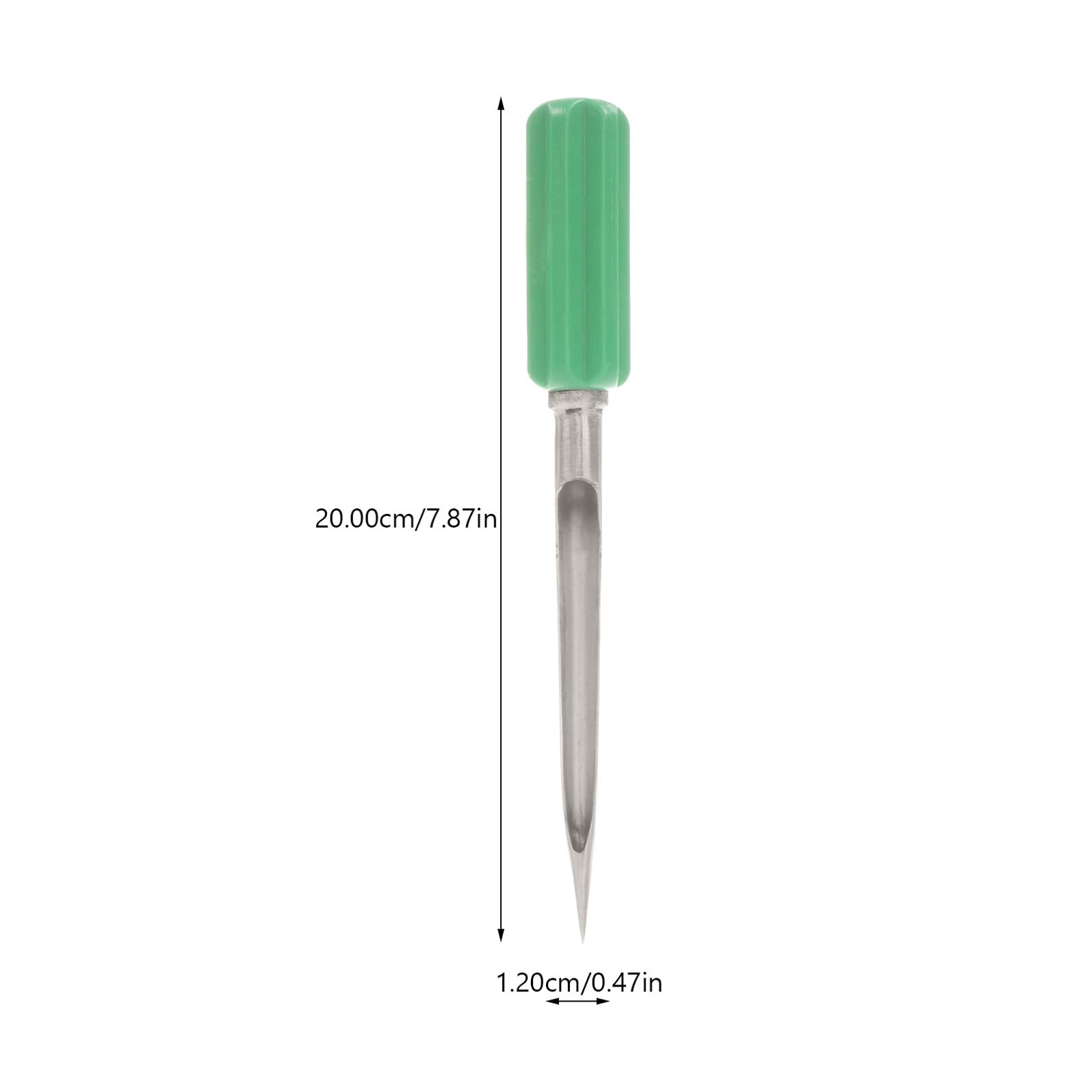 COLLBATH Getreideprobenehmer Edelstahl 20cm Metall Bodensonde für Mais Reis Tragbarer Feststoff Probenehmer für Außenbereich und Laboreinsatz