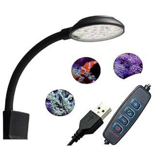 GERUI lampe LED à pince 7 W, spectre complet, câble 150 cm