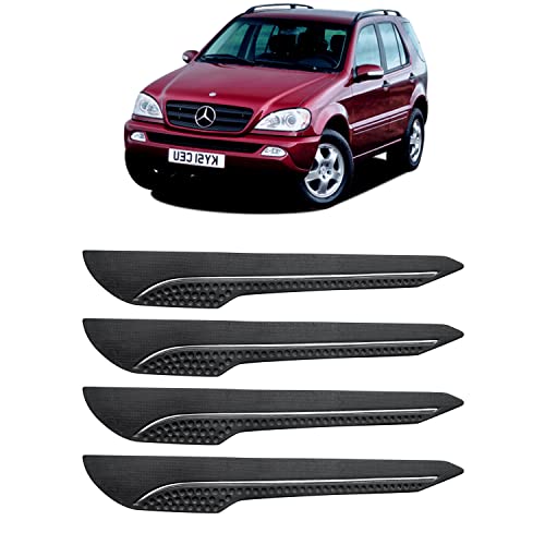 Image of AOSIS-Car Bumper Protector /Bumper Guard for MercedesBenz ML250 with Single Chrome Stripe (4-Pcs)
