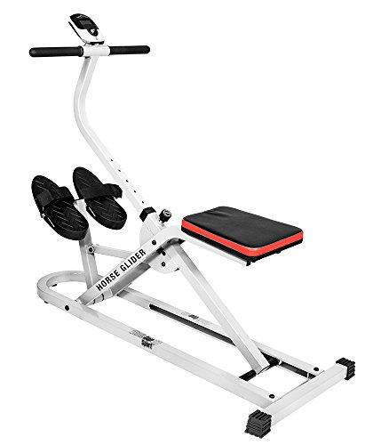 Christopeit Uni Horse Glider Fitness Bike, Blanco, M
