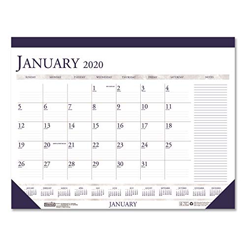 House of Doolittle 2020 Monthly Desk Pad Calendar, Classic with Notes Section, 22 x 17 Inches, January - December (HOD164-20)