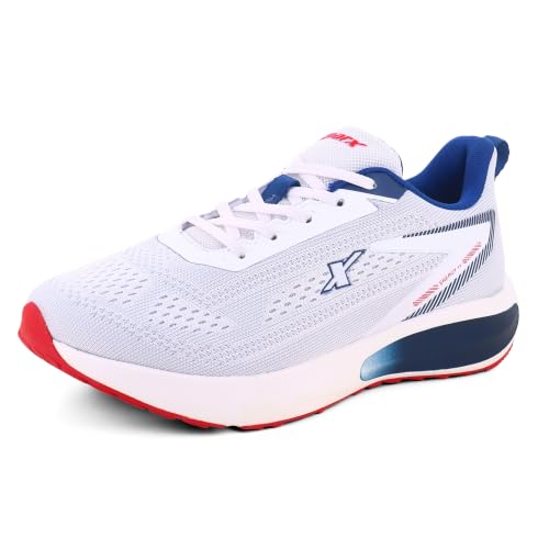 Image of SPARX Sports Running Shoes for Men - Lightweight Breathable Lace-Up Athletic Shoes with Cushioned Comfort, Shock Absorption, Durable Grip, Flexible Sole & Everyday Walking Performance