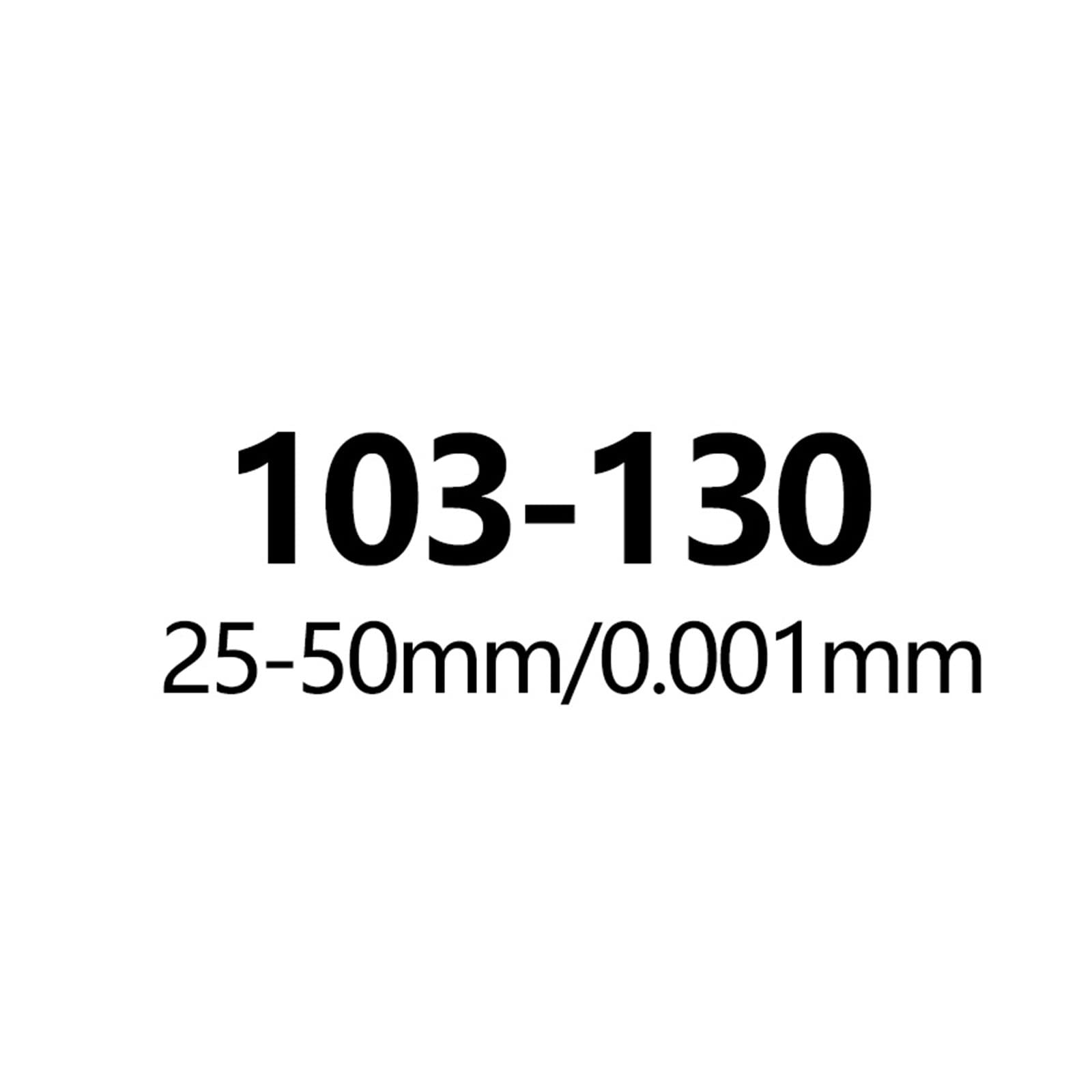 Micrómetro, Micrómetro 0.01/0.001 mm fuera del calibre micrómetro 103-137 129 138 diámetro también medición indicador de tornillo(103-130(25-50) x0.001)