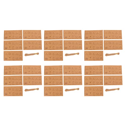 Étiquettes cadeaux mariage en papier kraft et ficelle pour décoration de table fait main