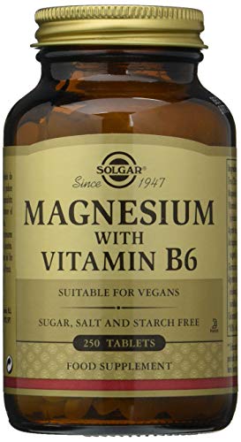 Solgar Magnesio con Vitamina B6-250 Tabletas