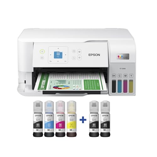 Epson EcoTank ET-2840 Special Edition Wireless Color All-in-One Cartridge-Free Supertank Printer...