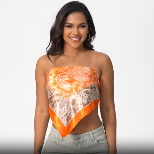 Hair Bandanas Scarf For Women Retro Print Fashion Neck Silk Satin Head Scarves For Sleeping Handbags Scarf 35 Inches4