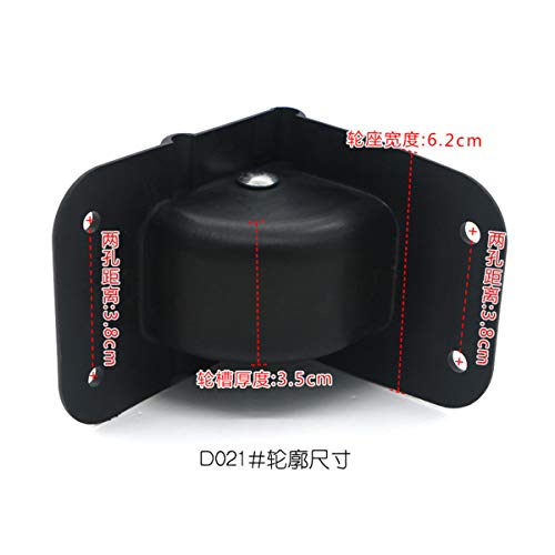 Luggage Wheel,Luggage Suitcase Wheels, Directional Luggage Mute Wheel Suitcase Replacement Repair Wheels Parts Spinner (D021#)3