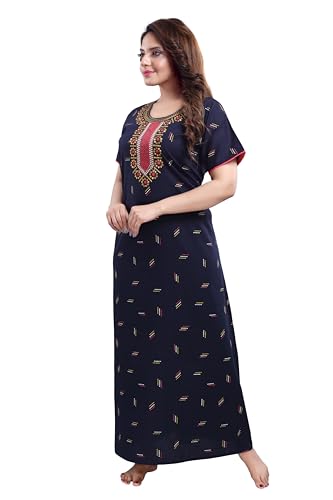 Image of TRUNDZ Printed Pure Cotton Nighty(10323)