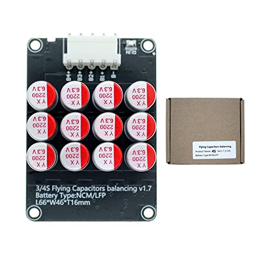 Cywhrvzsf 3S 4S 5A Balance Li-ion Lifepo4 Lithium Active Energy Transfer Equalization Module Whole Group Capacitor Balancer