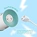 BrushBaby - WildOnes - Kids Rechargeable Electric Toothbrush, Ages 0-10 - Koala Design with Flashing Lights - DeepClean Bristles for Superior Cleaning - 2 Replacement Brush Heads, 1 USB Cable