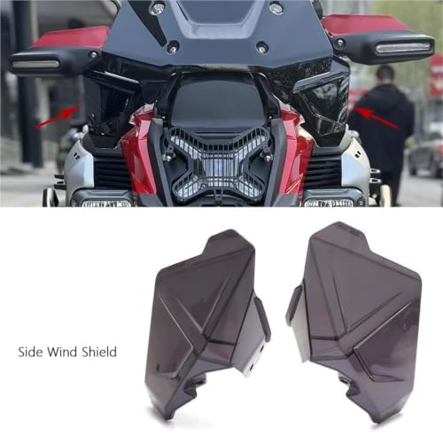 Ailerons becquet déflecteur vent latéral transparent BMW R1300GS ADV