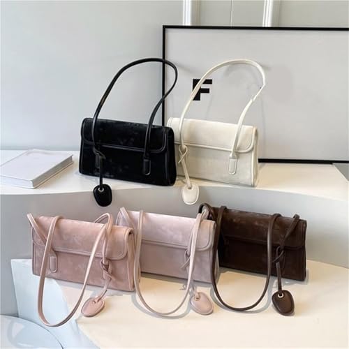 Women's large-capacity underarm bag PU leather solid color underarm bag2
