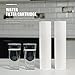 DOITOOL Shower Filter Replacement for Hard Water 6pcs 10 x 2.5 Filter for Whole House Water Purifier