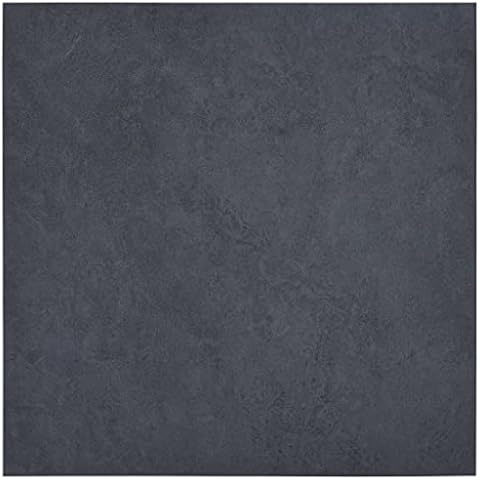 vidaXL Laminat Dielen Selbstklebend Schimmelbeständig Antiallergen Bodenbelag Vinylboden Fußboden Designboden 5,11m² PVC Schwarzer Marmor Cover
