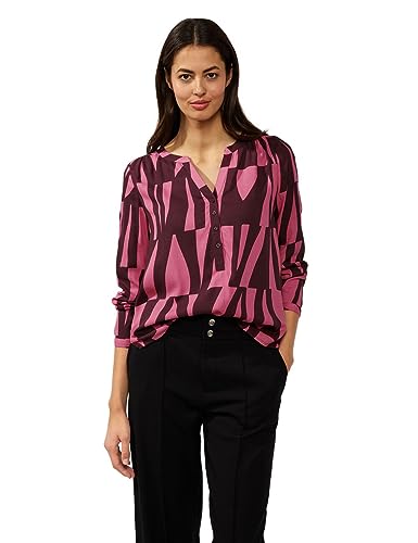 STREET ONE Damen B0BP7MG7GY Viskose Bluse, Legend Rose, 36