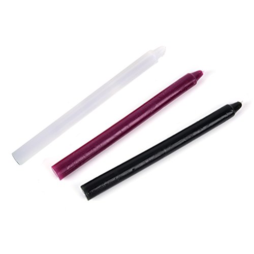 sxbest 3PCS Candles Wax Dripping Candles, Low Temperature Candles (long)