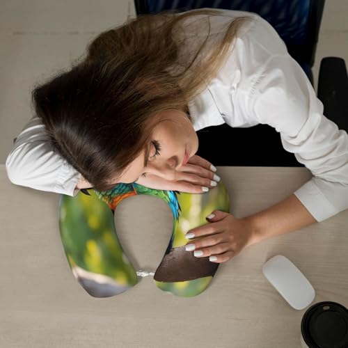 Almohada de viaje con relleno de poliéster tamaño único miniatura 7