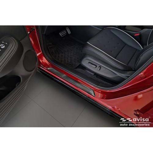 Seuils de portes Honda ZR-V évitez les rayures sur la peinture avec l'inox noir