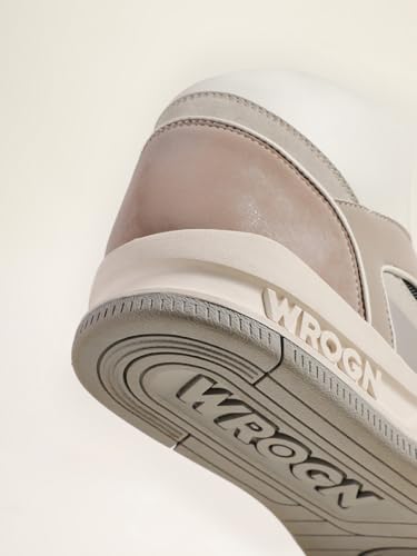 Image of WROGN Men's Microfibre High-top Lace-up Sneakers