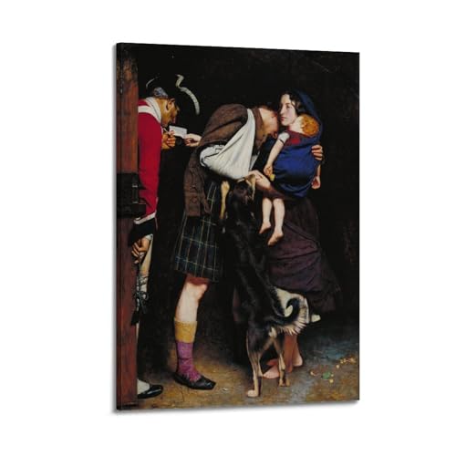 Poster John Everett Millais The Order of Release Déco Murale Écossaise