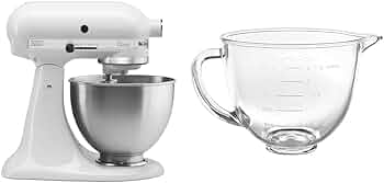 KitchenAid KSM5 ホワイト KitchenAid 5 Quart Lift Stand Mixer Limited Edition Extras KSM5