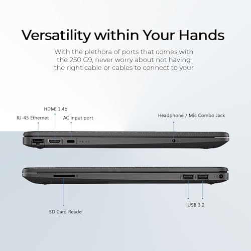 Image of HP New 15.6 inch Laptop, 32GB RAM 1TB SSD, Intel Processor, Full HD Display, WiFi, Bluetooth, HD Webcam, Windows 11, Thin & Lightweight Computer for Work, Study & Home