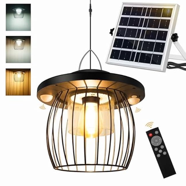 Solar Pendant Lights, Warm/Cool White