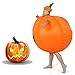 RHYTHMARTS Pumpkin Inflatable Costume Inflatable Halloween Costumes Cosplay Party Blow up Suit for Adult Pumpkin Costume