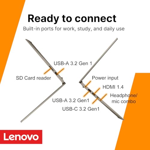 Image of Lenovo IdeaPad Slim 3i 15.6 inch FHD Laptop • Microsoft Office 365 • 1.1TB Storage • LPDDR5 • Intel 4 Cores • 128GB SSD and 1TB Cloud • WiFi 6 • Military-Grade • Windows 11 no Mouse • Essential Laptop