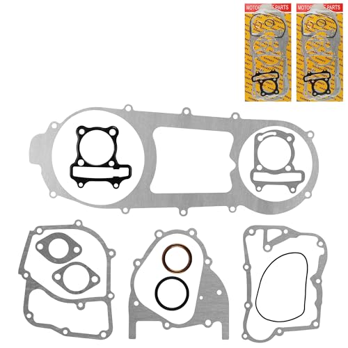 2-Pack GY6 150cc Complete Long Case Engine Gasket Set 57.4mm/2.25"